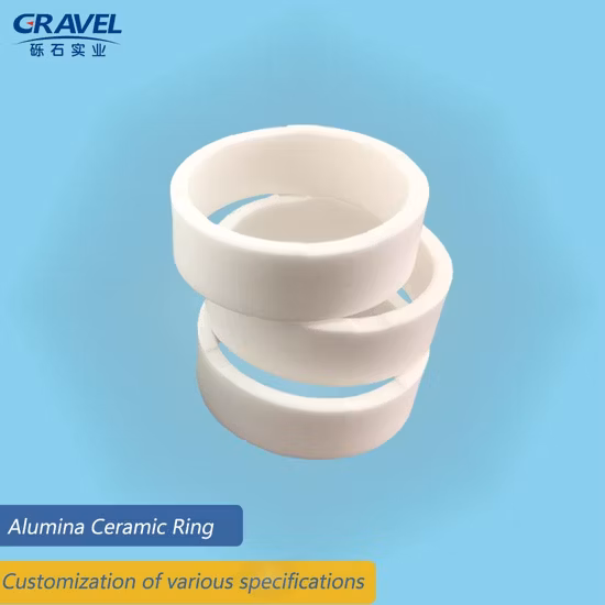 Wear Resistant Alumina Ceramic Ring Ceramic Parts Processing
